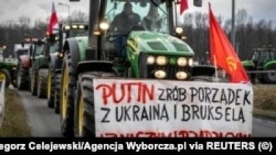Проти польського фермера, який виїхав на акцію з прапором СРСР і зверненням до Путіна, порушили справу